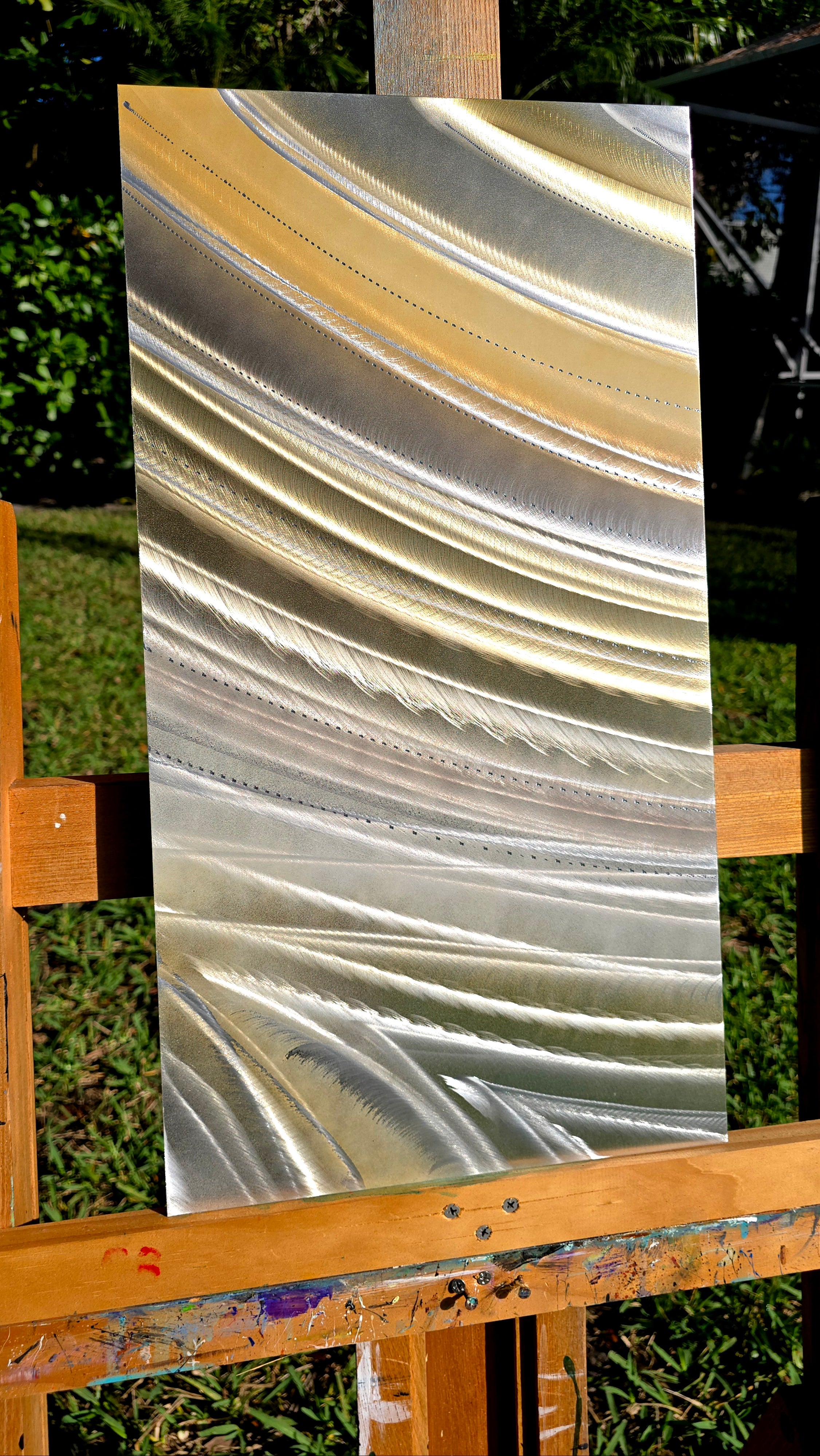 Pearl Essence - Metal Wall Art 12"x24"