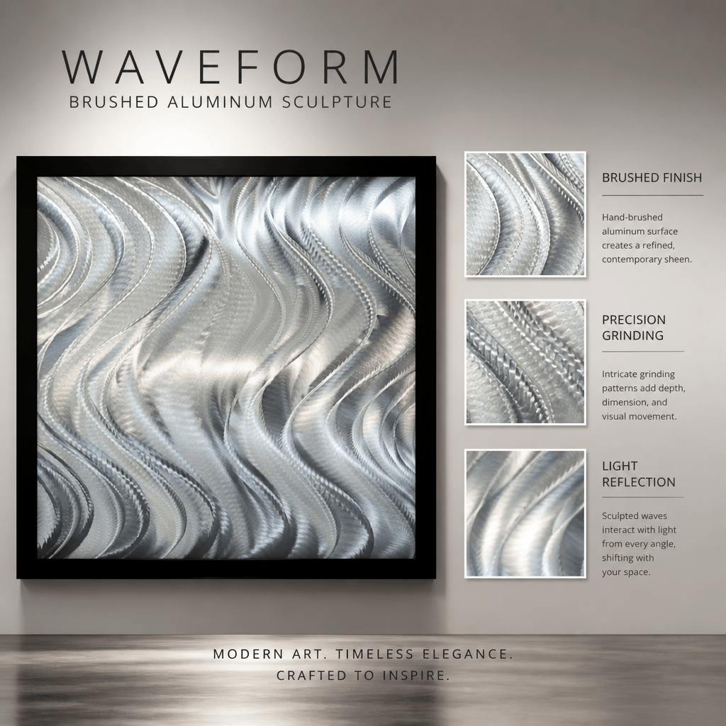 (The Drift) - Metal Wall Art 24"x24"