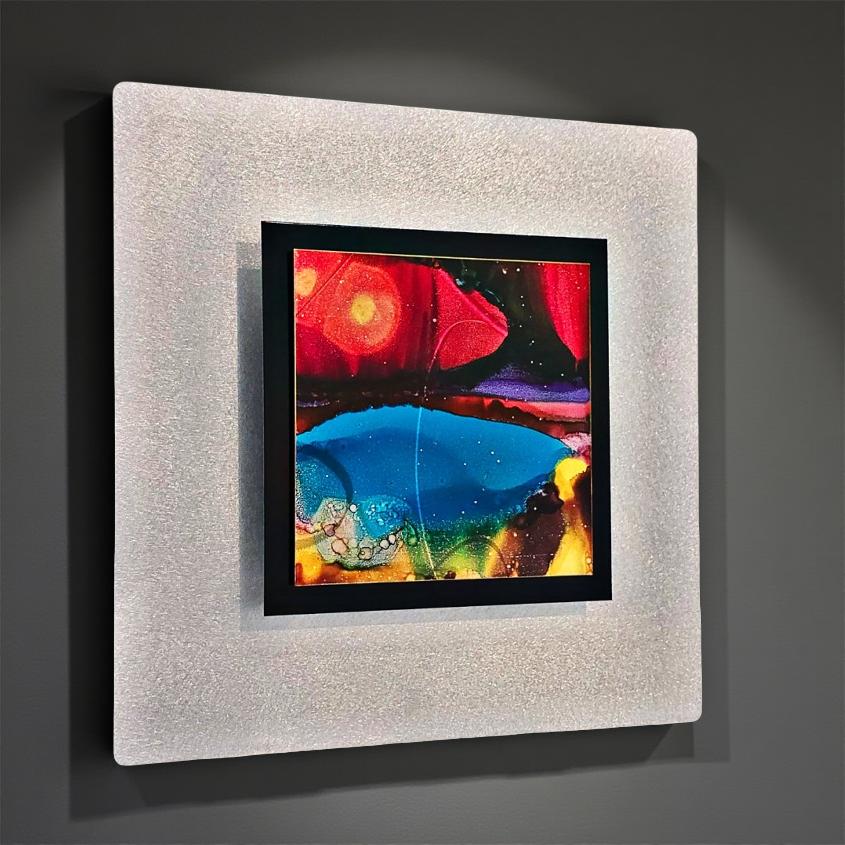 Celestial Dance - Metal Wall Art 12"x12"