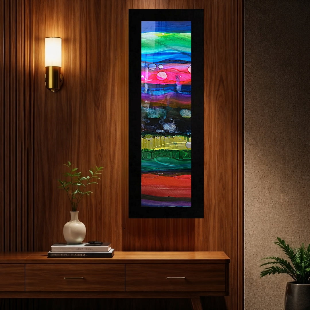 Strata - Metal Wall Art 9"x27"