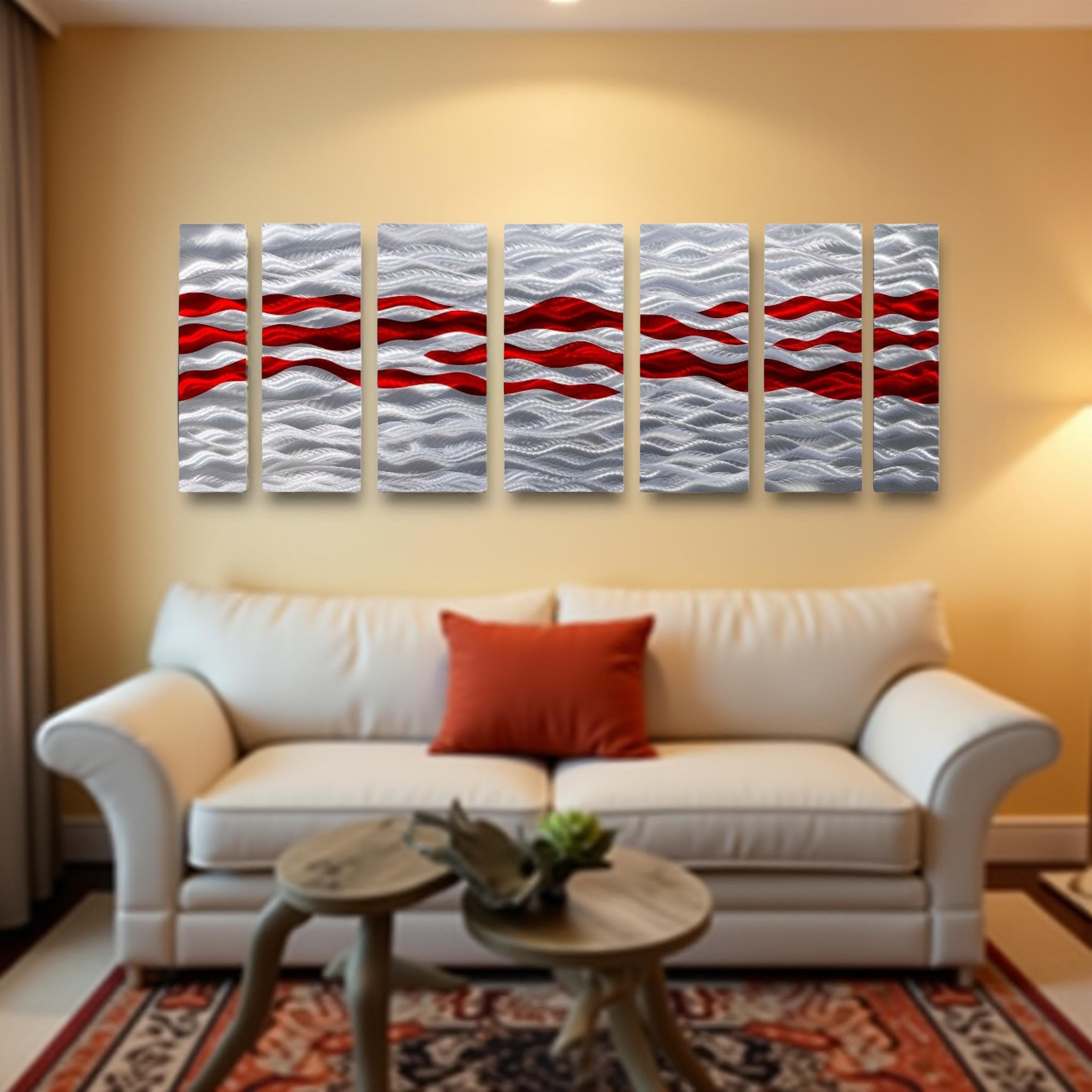 Passionate Currents - Metal Wall Art 24"x68"