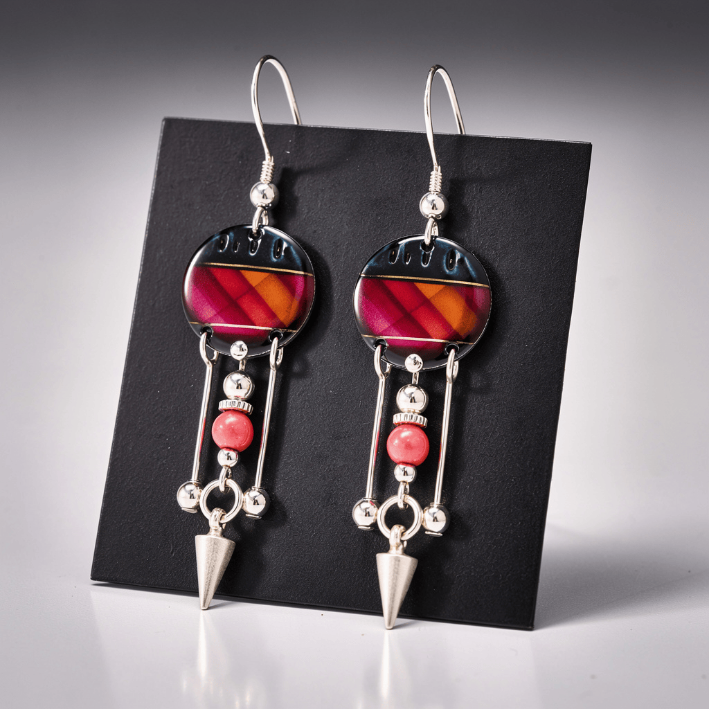 Sunset Pendulum Earrings 2"