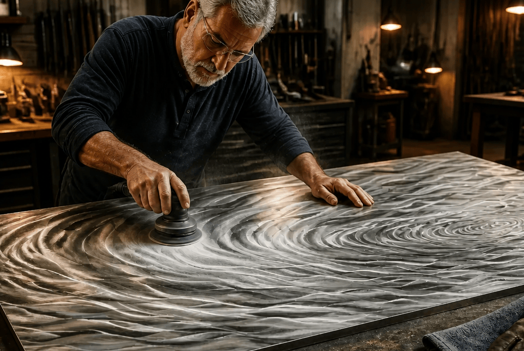 The Undercurrent - 7-Panel Metal Wall Art 28"x72"