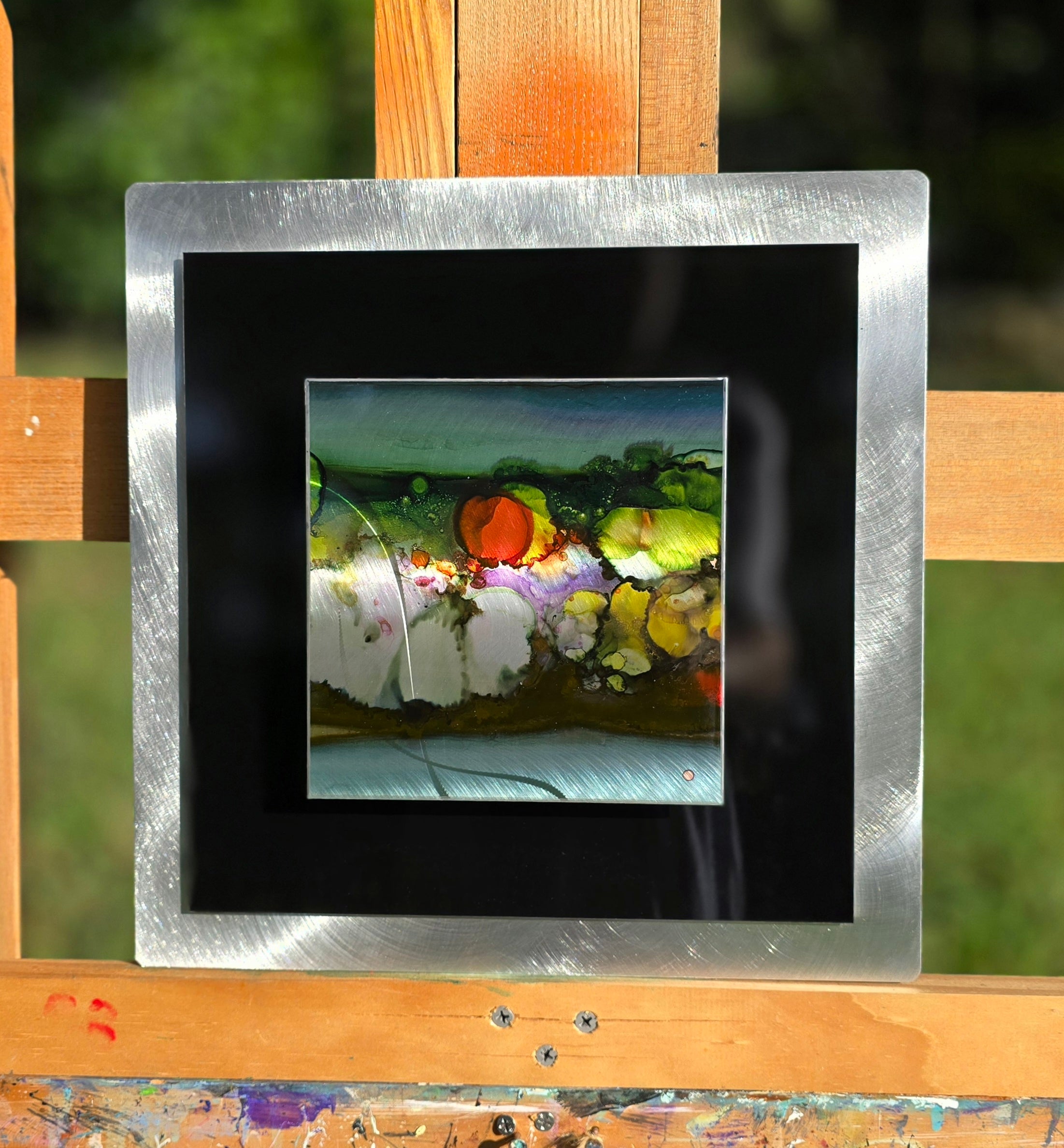 Garden Whispers - Metal Wall Art 12"x12"