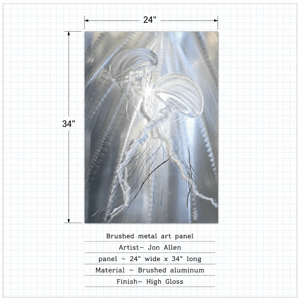 The Silence - Metal Wall Art 24"x36"