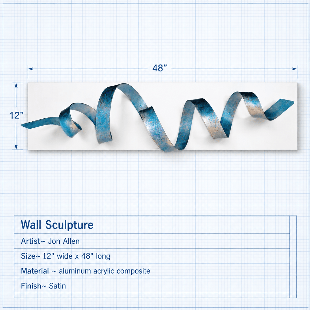 The Unraveling - Metal Wall Art 12"x48"