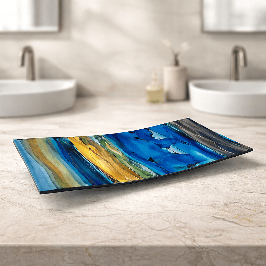 Coastal Drift - Metal Decorative Tray 6"x12"