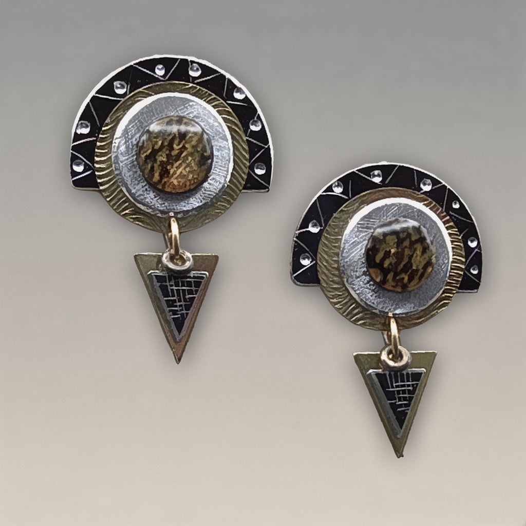 Celestial Orbit Earrings 1.25"