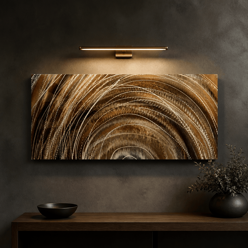 The Spiral Within - Metal Wall Art 12"x24"