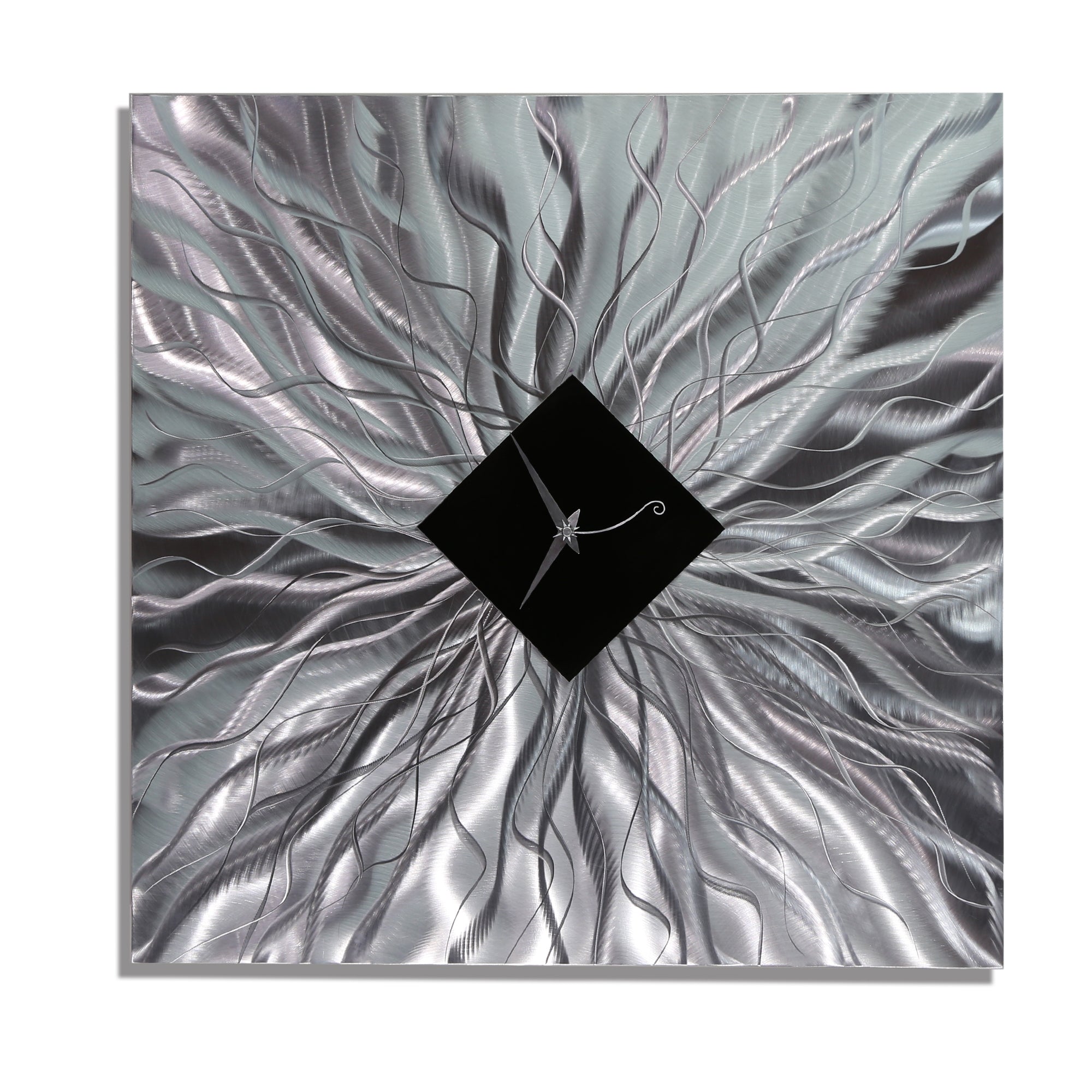 Stellar Vortex - Metal Wall Clock 24"x24"(future element)