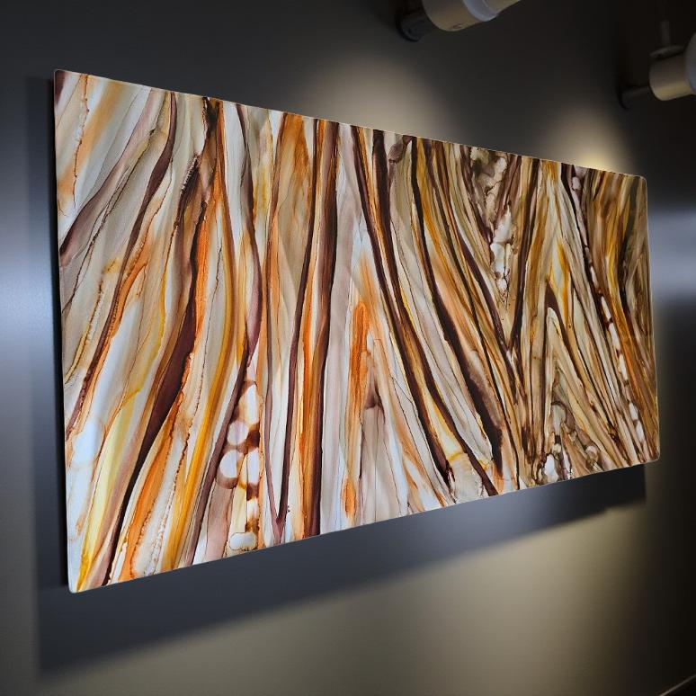 Autumn Whispers - Metal Wall Art 18"x36"