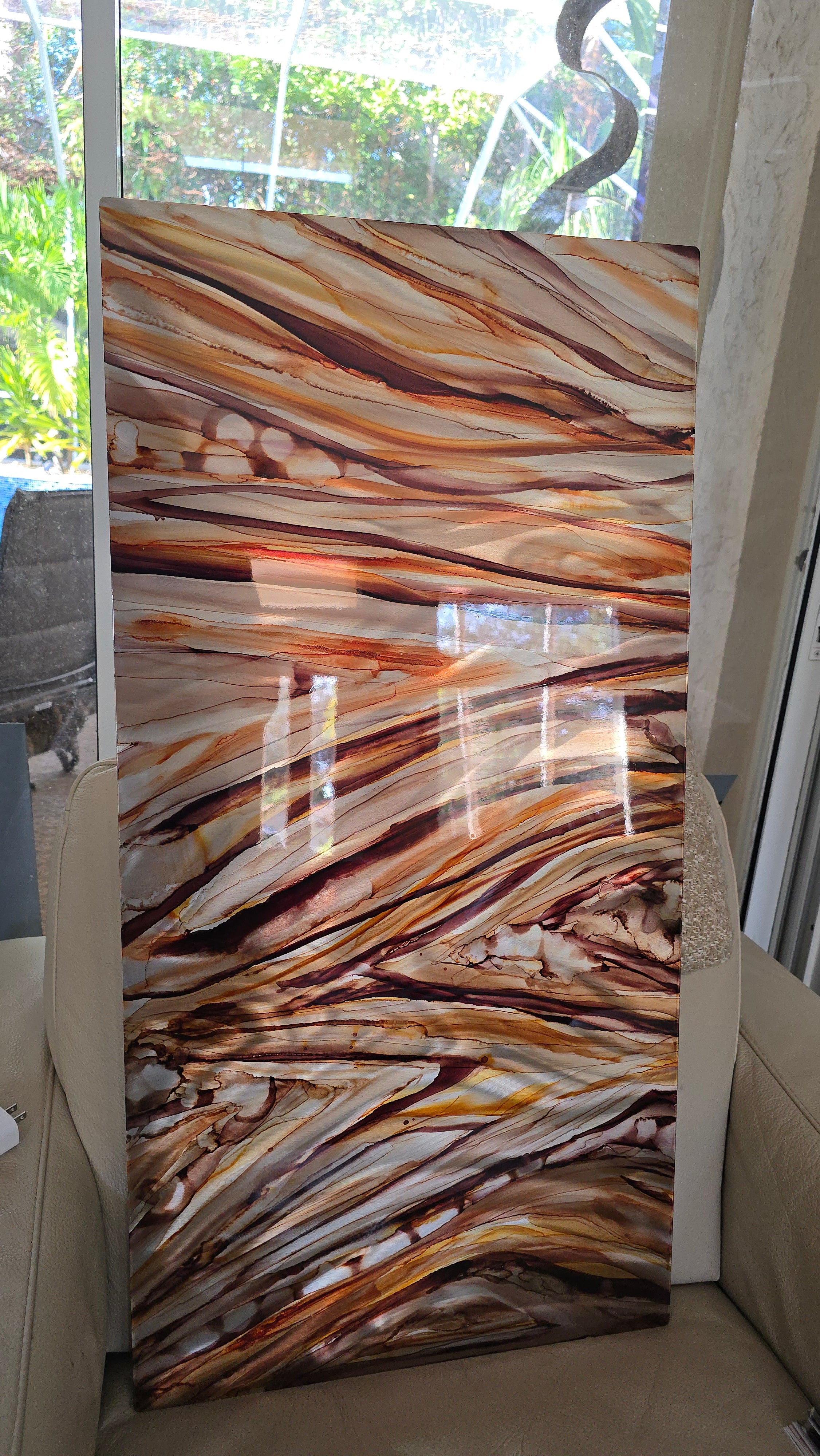 Autumn Whispers - Metal Wall Art 18"x36"