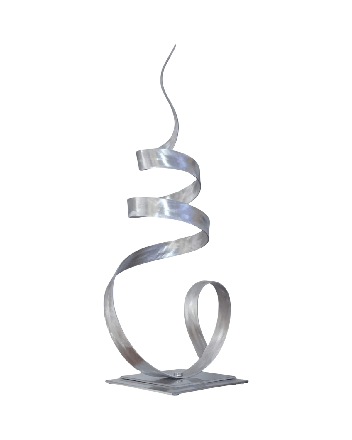 Moonrise Ribbon - Freestanding Metal Sculpture 18"x10"