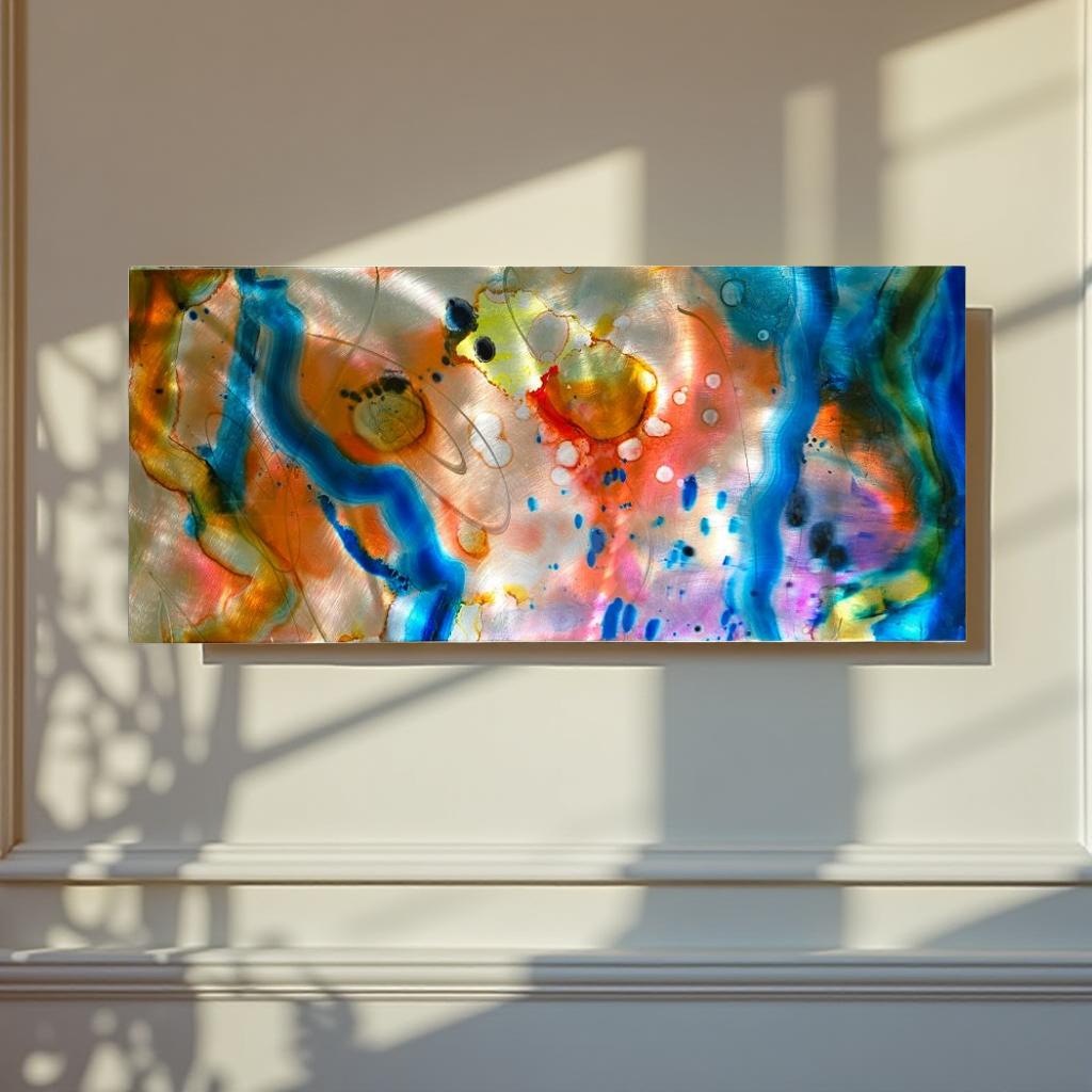 Luminous Awakening - Metal Wall Art 16"x36"