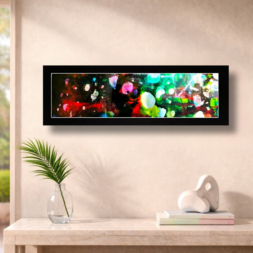 Jewel Cosmos - Metal Wall Art 9"x27"