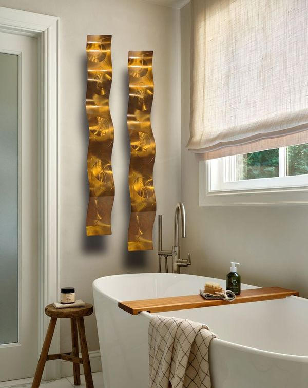 Sunset Shimmer - Metal Wave Art 46.5"x6"