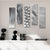 Statements2000 Silver Metal Wall Sculptures Home Decor - Modern Metal Wall Art Accent Set of 5 - Abstract Panels by Jon Allen