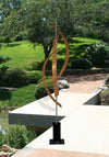 Statements2000 Large Metal Sculpture - Abstract Garden Art - Copper Centinal by Jon Allen