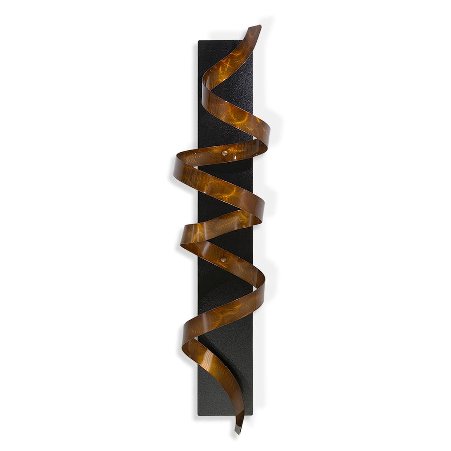 Statements2000 Copper & Black Metal Wall Sculpture Modern Abstract Accent Decor - Copper Knight by Jon Allen