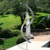 Statements2000 Silver Maritime Massive Metal Art Sculpture - Indoor & Outdoor Art, Garden Sculpture by Jon Allen
