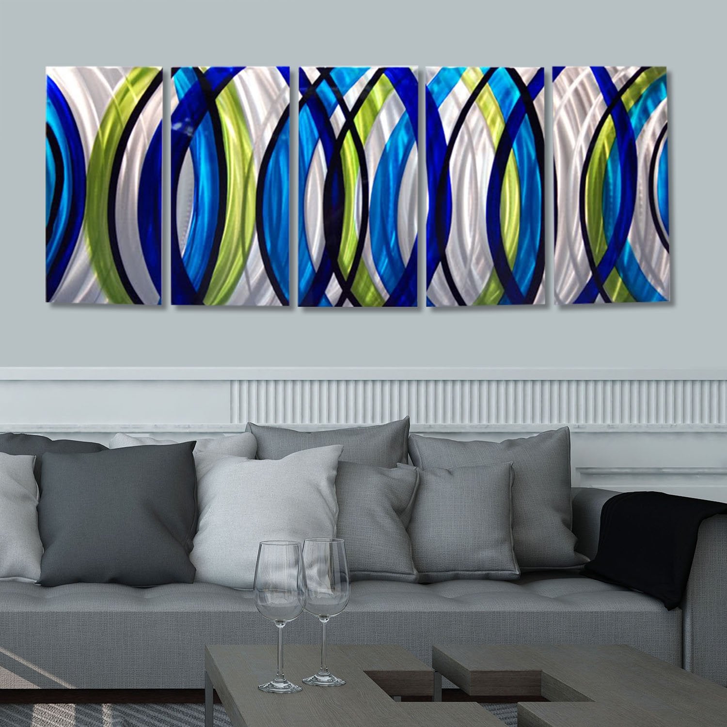 Tranquil Currents 64"x24"