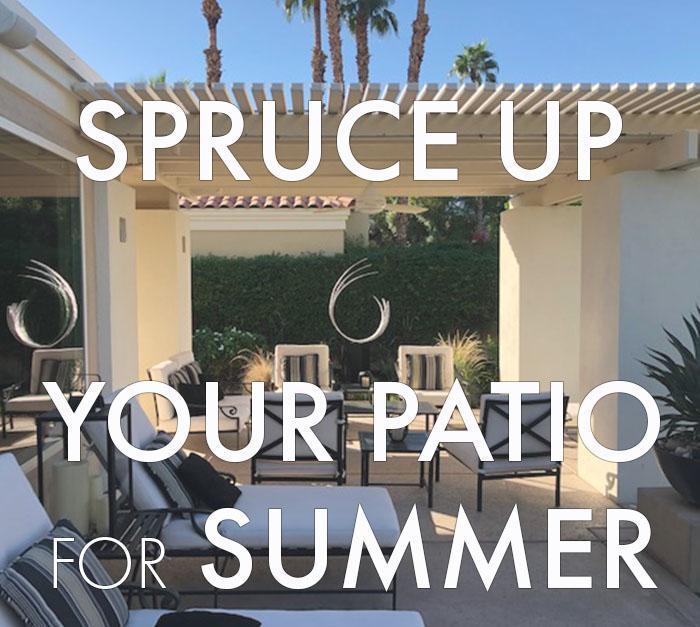 Sprucing Up Your Patio for Summer