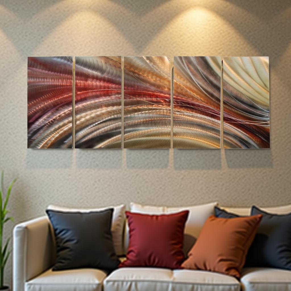 Transform Your Space: The Art of Decorating with Hand-Textured Metal Wall Art