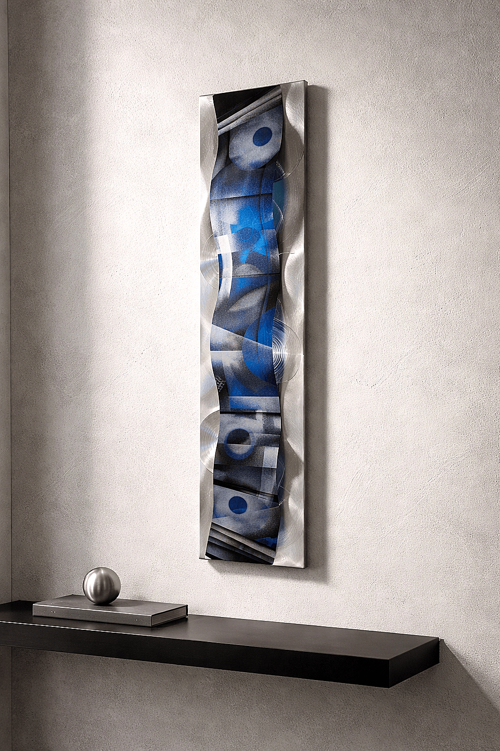 Celestial Flow - Metal Wall Art 12"x46"