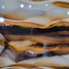 Just Listed Original Fusion of Earth Tones Abstract Painting 40" x 16"  Metal by Jon Allen - VAIL