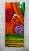 Only One! Multicolor  Clock 24" x 10" x 2" Metal Art by Jon Allen - CZ 18