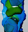 Only One!  Multicolor  Abstract Painting  46" x 6" x  2" Metal  Art by Jon Allen - WAV  255
