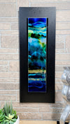 Only One!  Multicolor Abstract Painting   32" x 12" x 2" Metal by Jon Allen - JC 392