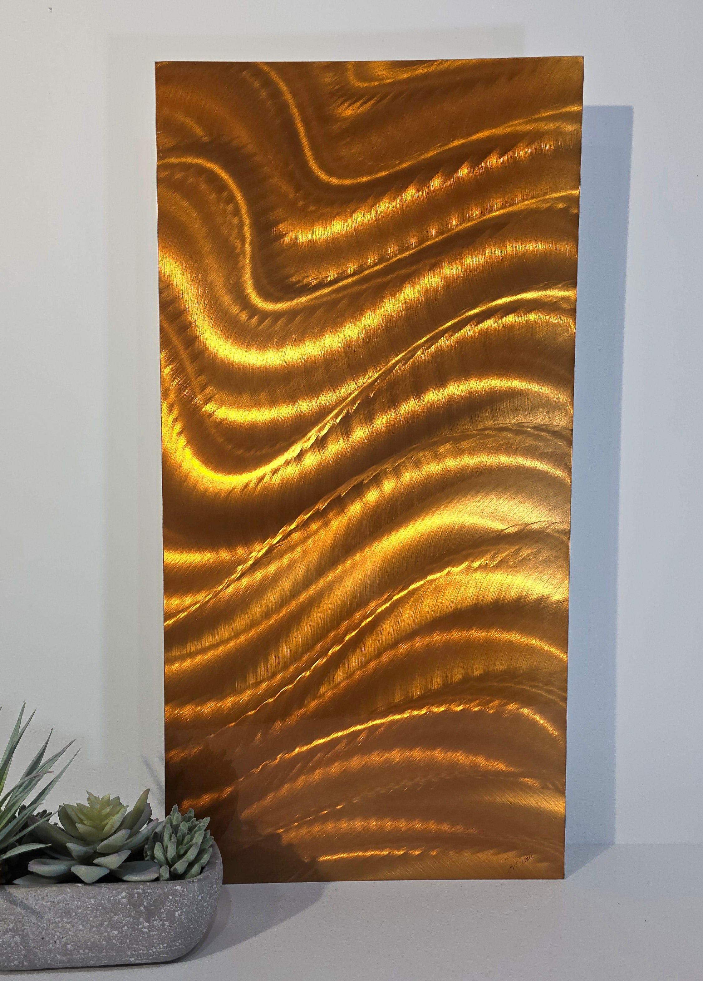 Original 12" x 24" Abstract Metal Wall Panel - PL 1016 *54% OFF!*