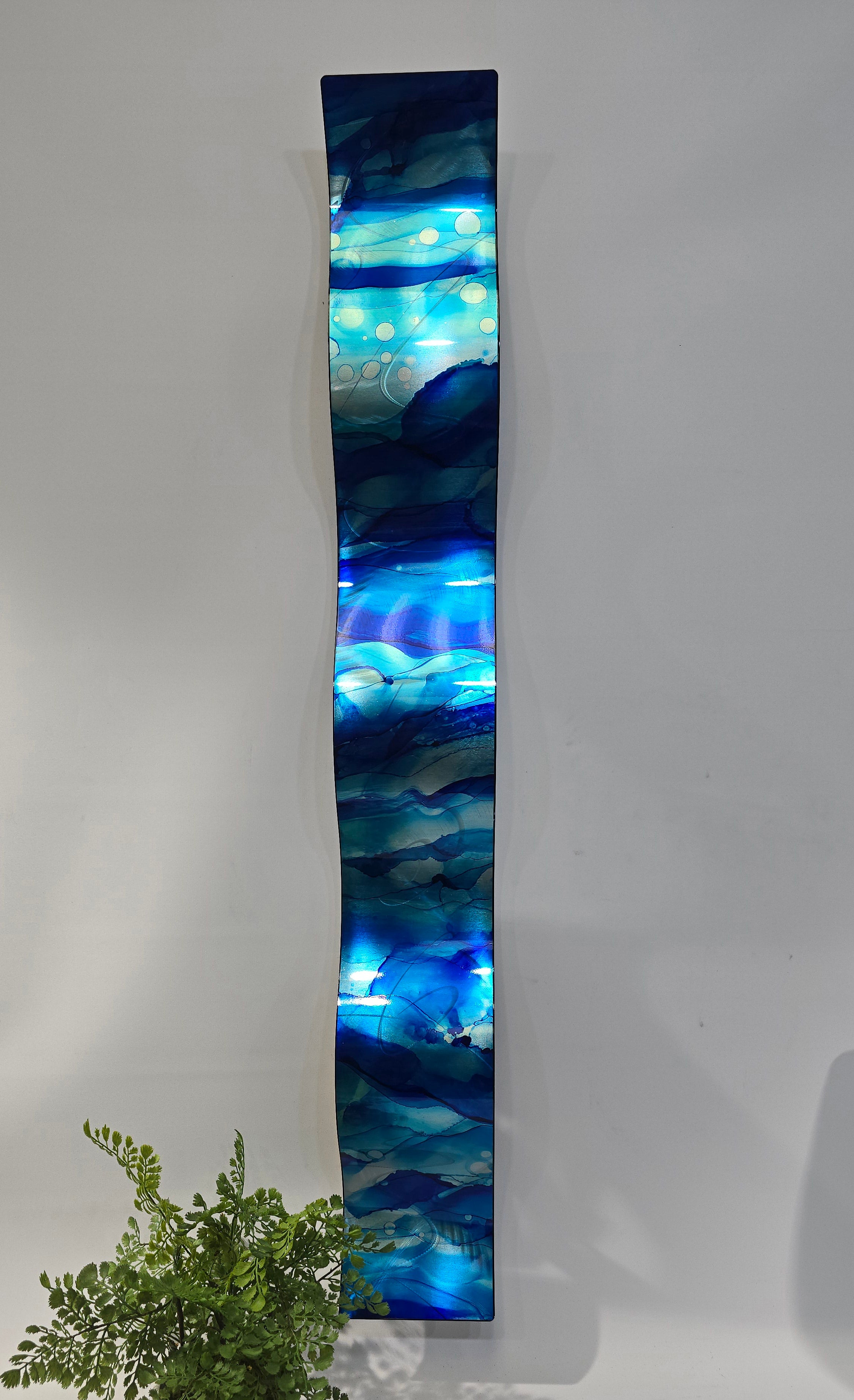 Original 6" x 46" Wave Wall Sculpture - WAV 443 *24% OFF!*