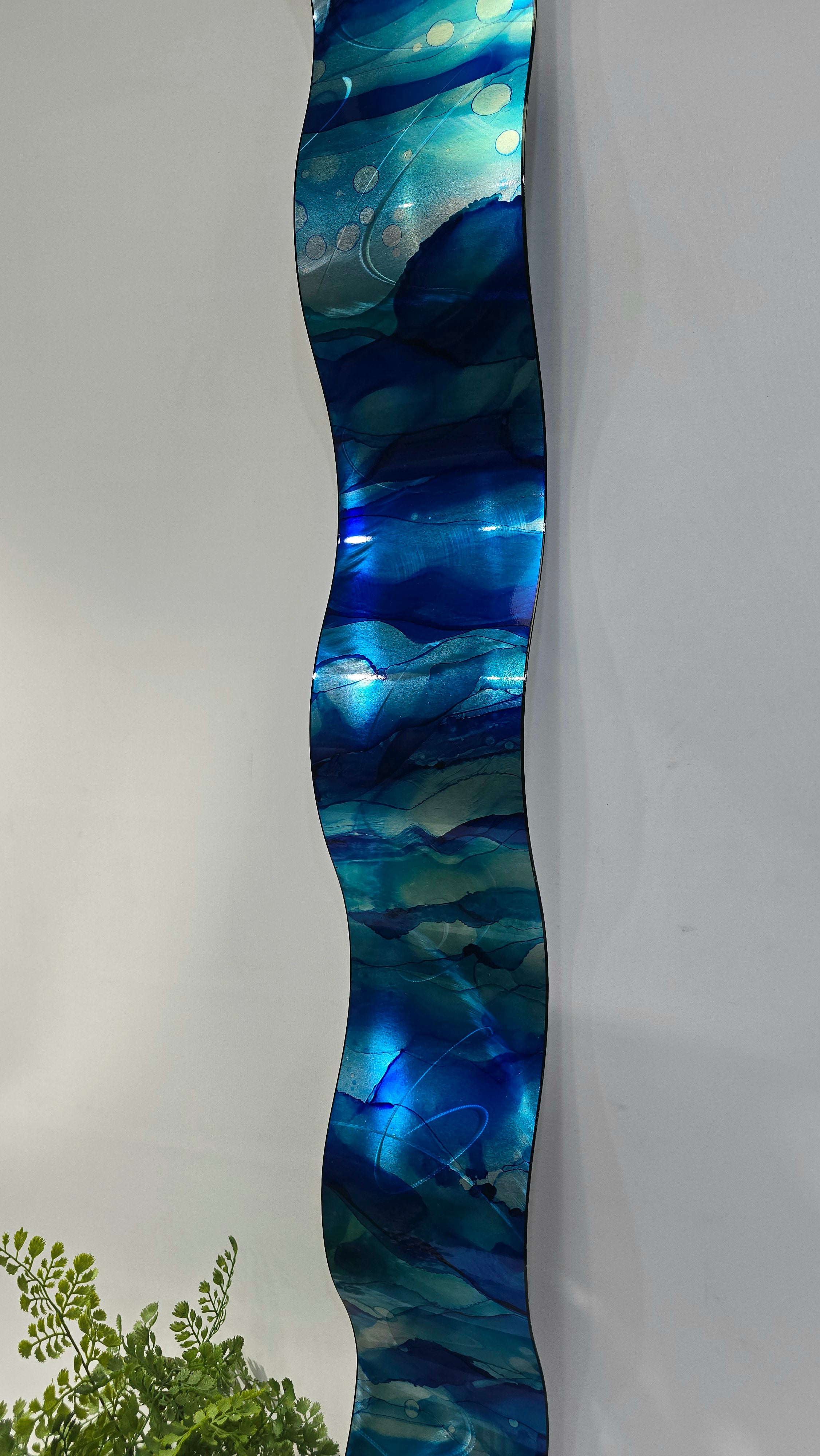 Original 6" x 46" Wave Wall Sculpture - WAV 443 *24% OFF!*