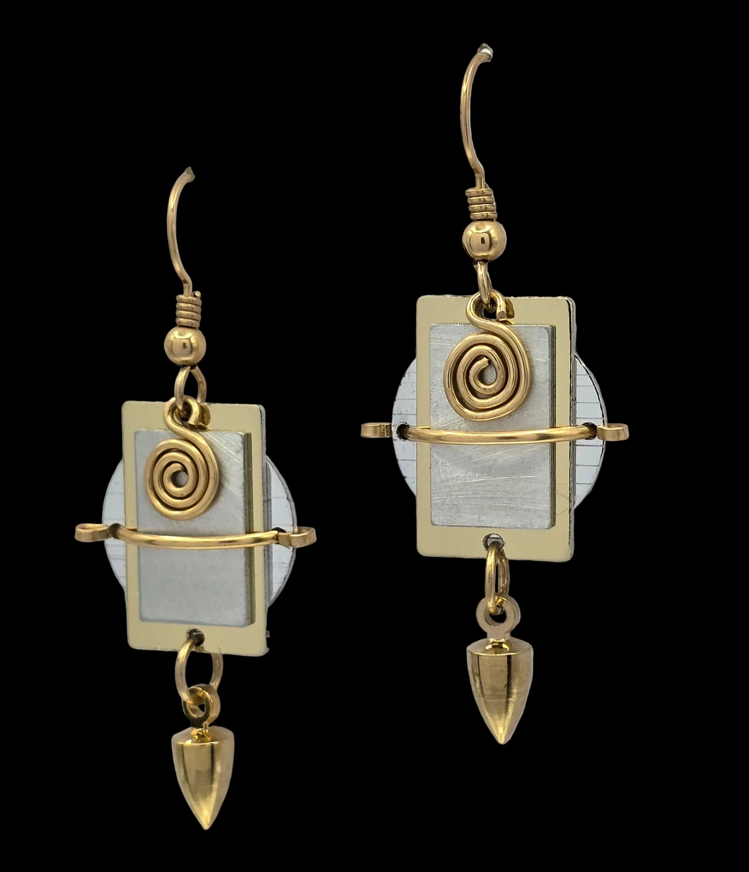 Tranquil Balance - Mixed Media Earrings