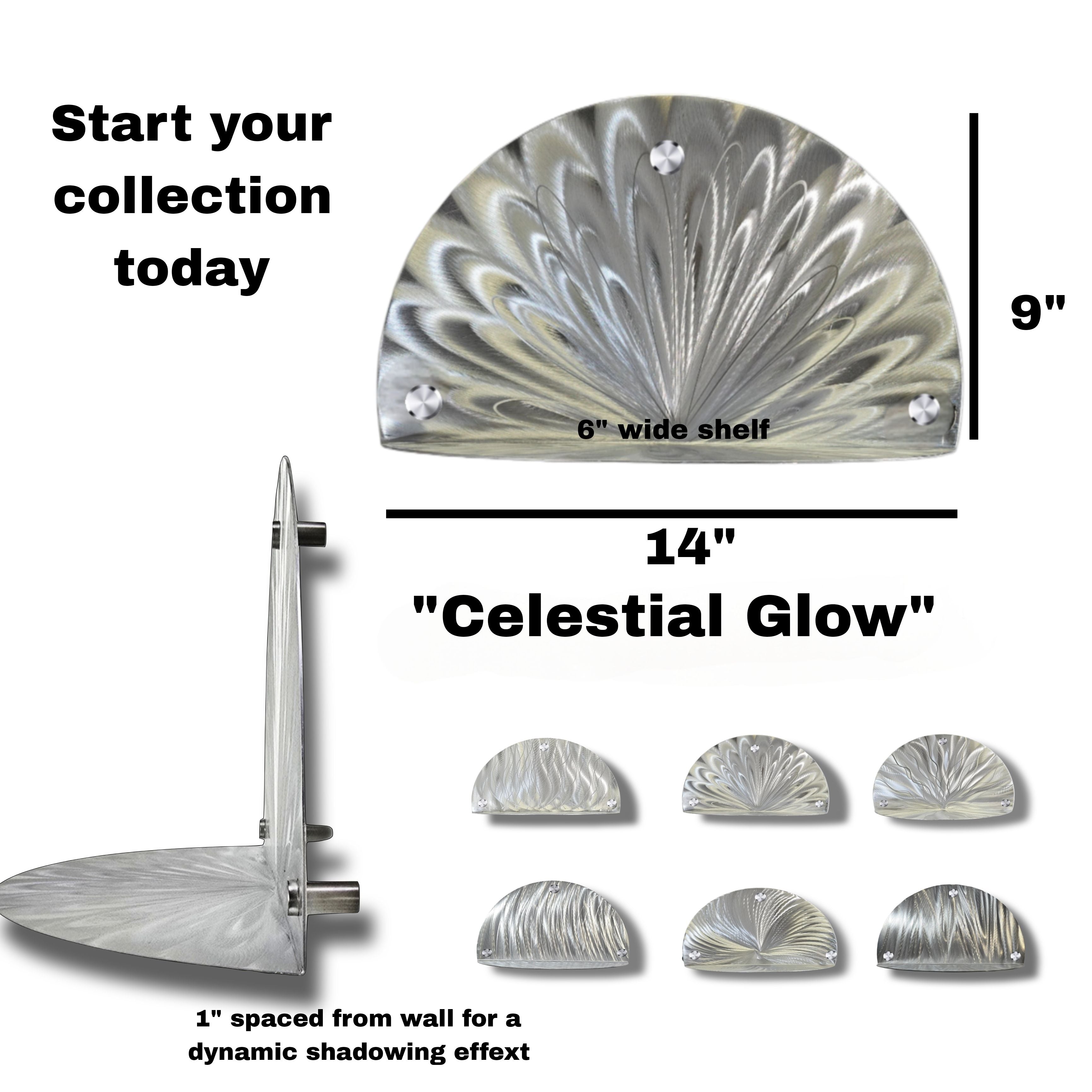 Clam Shelf Celestial Glow