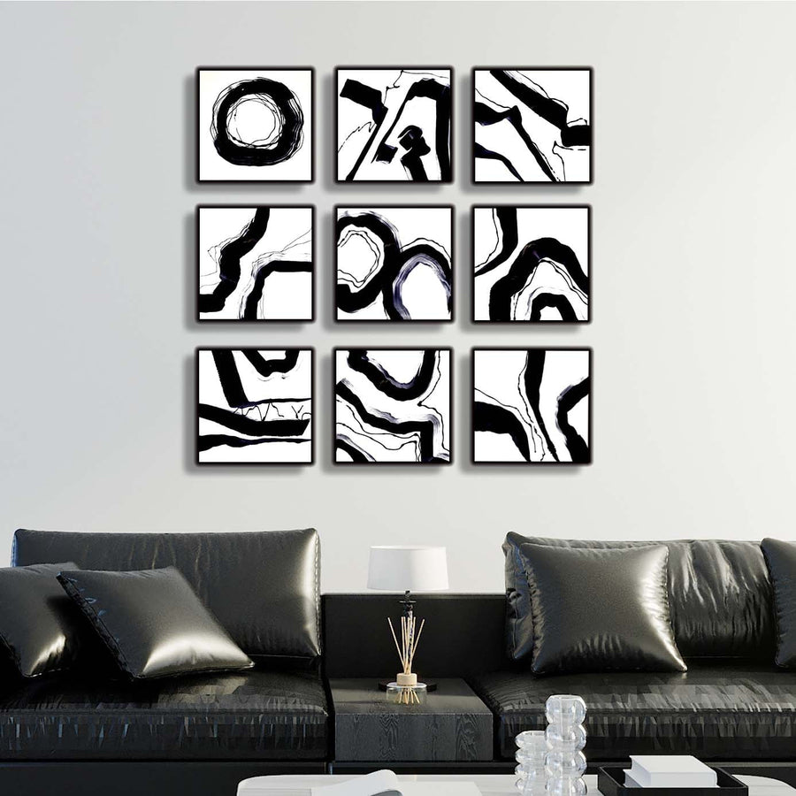 Tree in Silhouette- Metal Wall Art Contemporary Modern Decor- 3 panels