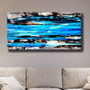 Only One!  Multicolor Abstract Painting   48" x 24" x 2" Metal by Jon Allen - GEM W150