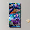 Only One! Multicolor Abstract Painting   36" x 18" x 2" Metal by Jon Allen - GEM W188