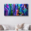 Colorful Abstract Painting - Metal Wall Art - Trending Home Decor - Livingroom Bedroom Office - Metal Artwork - Cool Unique Art 48" x 24" Hand Painted Multicolor Painting - Modern Home Decor - Ethereal Fusion