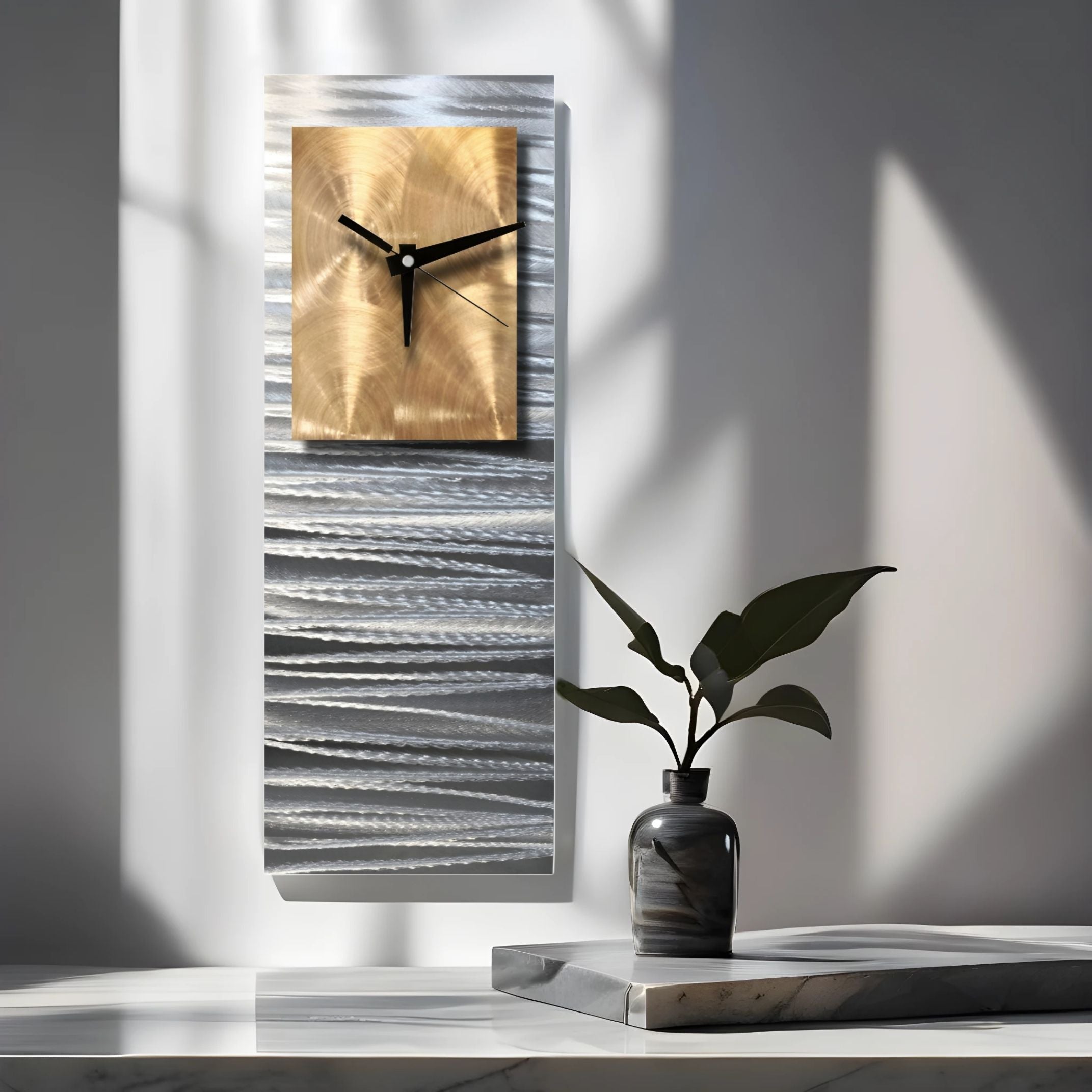 Gold Radiance Clock