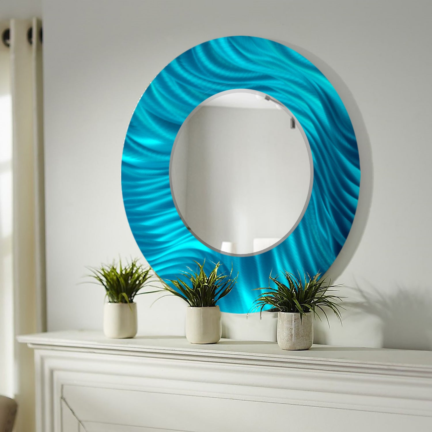 Aqua Art Mirror (Cerulean) – Sylvan San Francisco