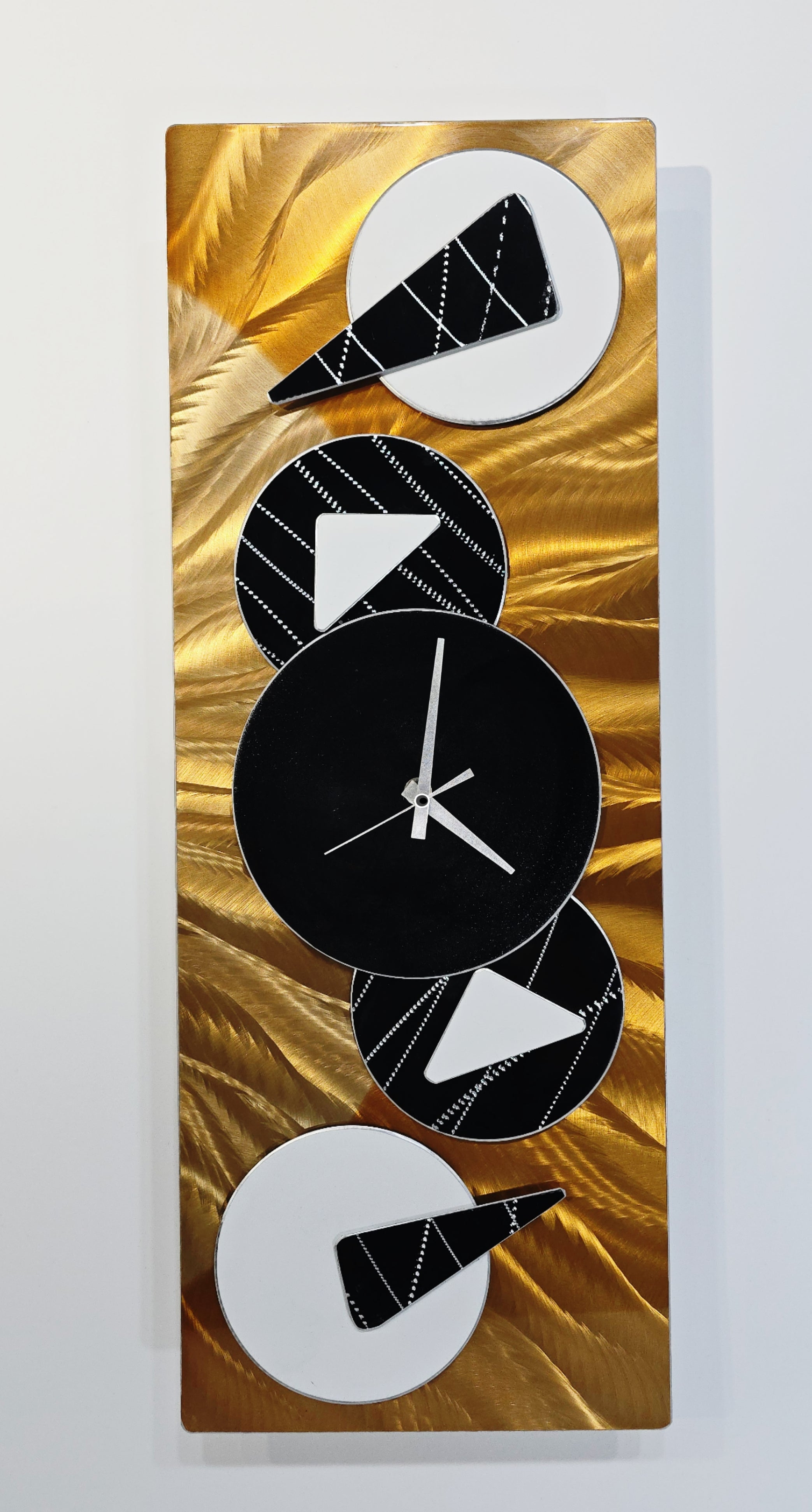 "Luster Spark" - Metal Wall Clock - Jon Allen Original