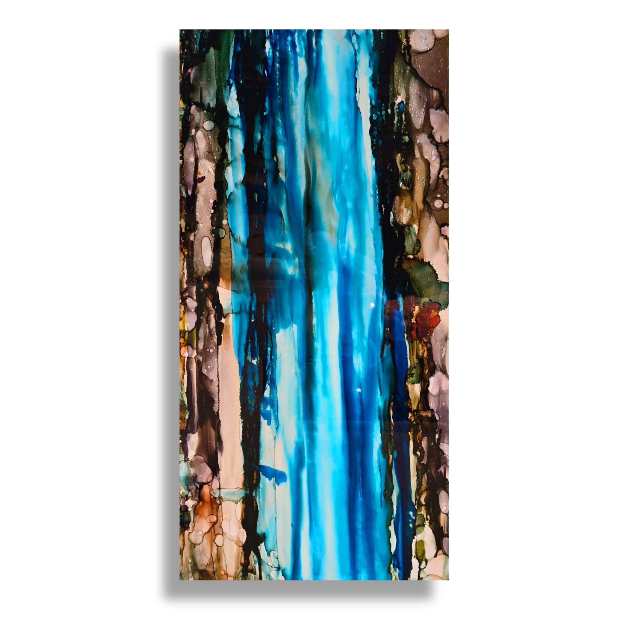 Coastal Serenity - Abstract Metal Wall Art