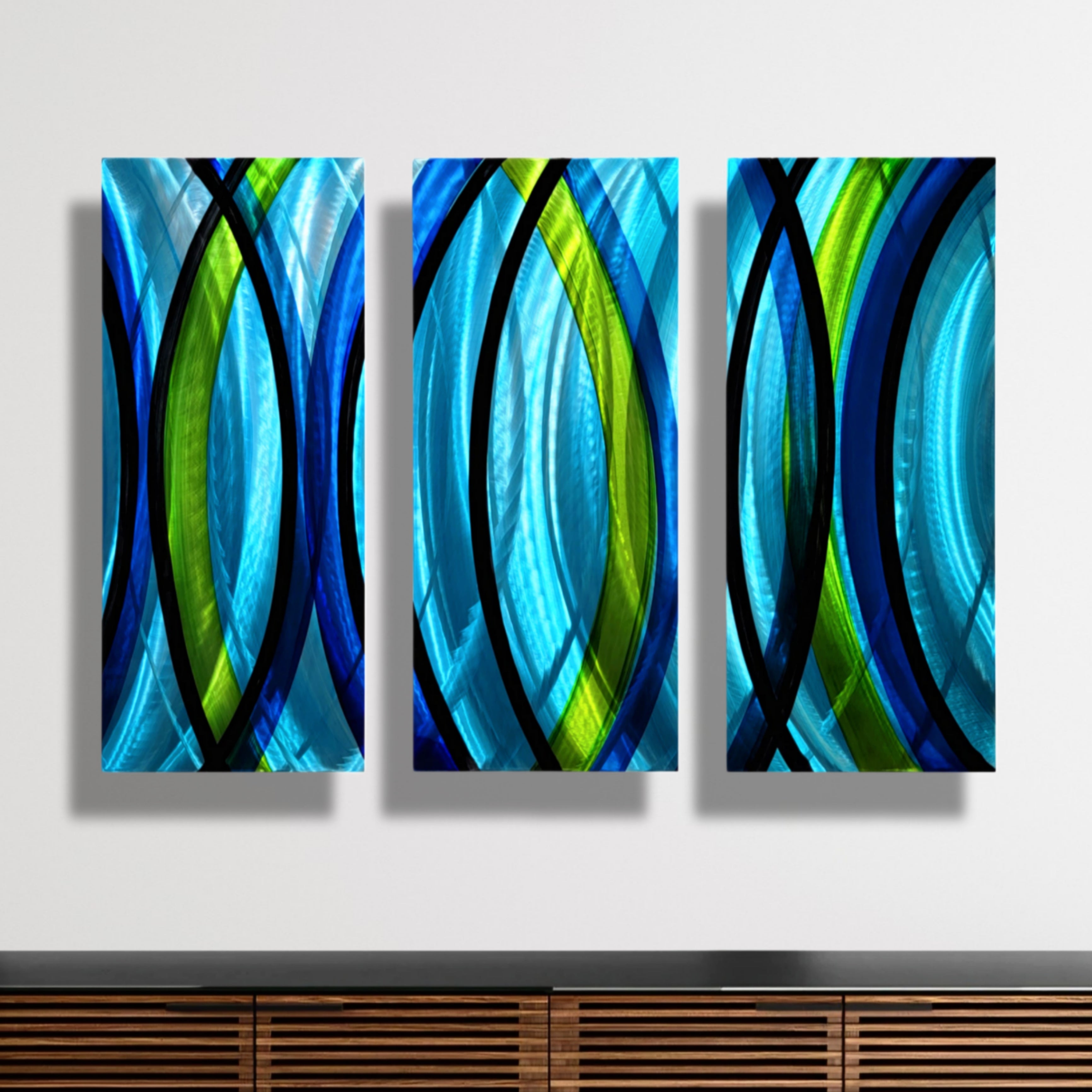 Triptych June 2019 no.6, limited edition of 50 fine art giclee prints from newest my original watercolor