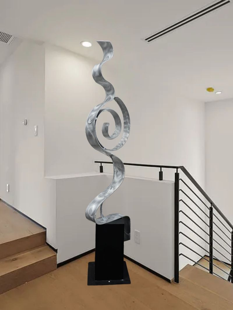 Silver Spiral - Gallery Pickup only