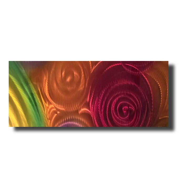The Ember Coil - Metal Wall Art 24"x10"  LISTED ON ETSY
