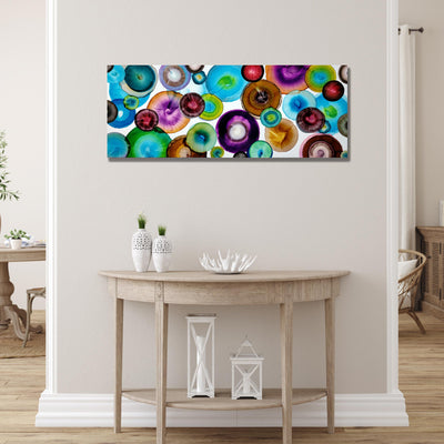 Only One! Multicolor Abstract Metal Wall Art by Jon Allen 40" x 16" x 2"   - Harmonious Balance