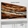 Only One! Earth Tones Abstract Metal Wall Art by Jon Allen 40" x 16" x 2" - Symmetry Unraveled